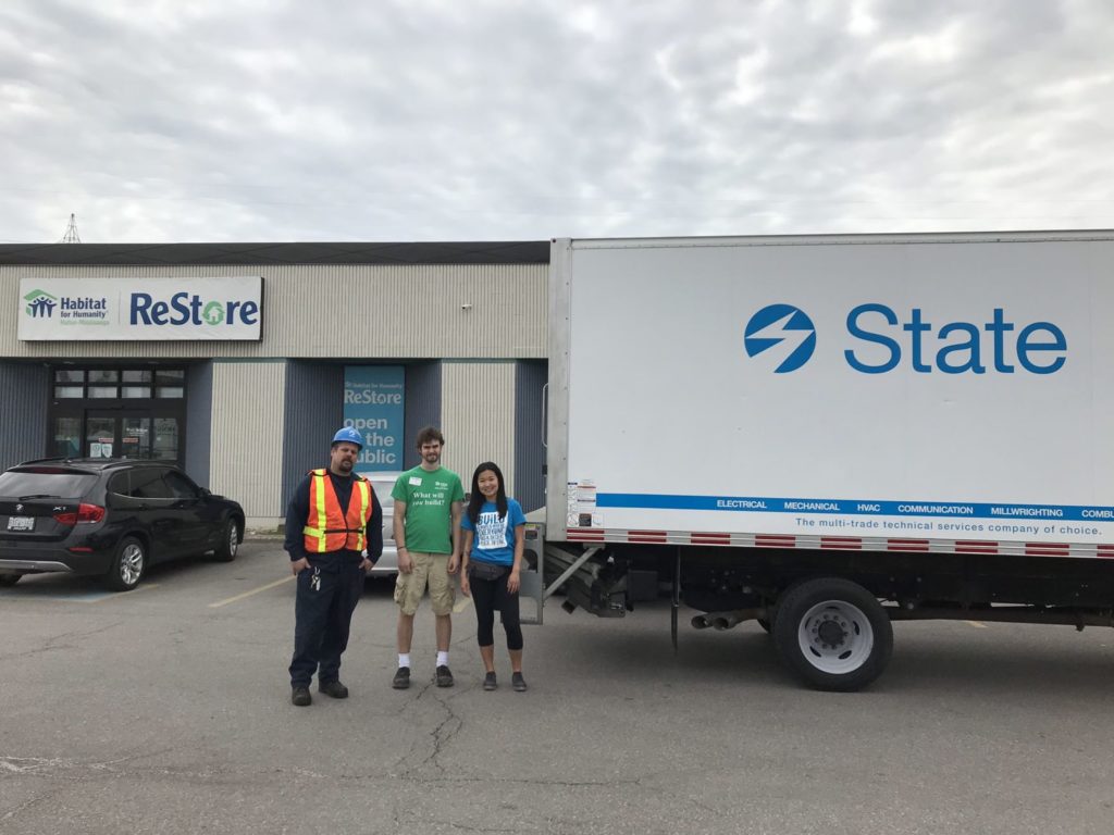 The State Group RePurposes Office Furniture and Supports Habitat for